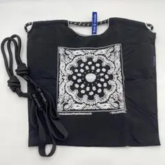 ★新品未使用★エコバッグ　買い物袋　Mサイズ　ボールアンドチェーン　ストラップ付