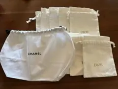 CHANEL DIOR 巾着袋 12枚セット