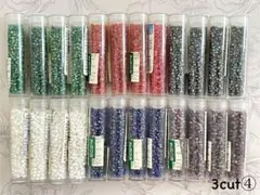 ★国産　ミユキ　スリーカットビーズ　3カット　24本セット　ケースビーズ④