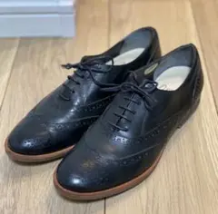 【美品】cavacava apresレースアップ ウィングチップ24 本革
