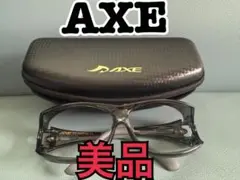 [美品]AXE オーバーグラスメガネ SG-605P-SM フレーム、ケースのみ