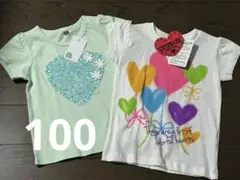 キッズ　半袖Tシャツ　２枚セット　100
