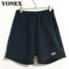 YONEX ショートパンツ S 刺繍ロゴ　ダークグレー　練習着　トレーニング