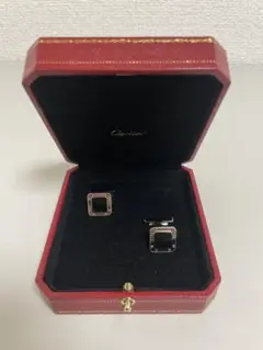 Cartier カルティエ　サントススクエアカフス　オニキス　新品未使用