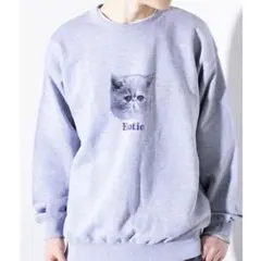 GLOSTER グロスター CAT 猫 スウェット L グレー