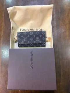 LOUIS VUITTON ルイ・ヴィトン　キーケース モノグラム　デニム生地