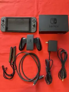 Nintendo Switch 本体 グレー 付属品付き