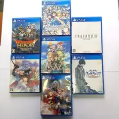 PS4　プレイステーション　ゲームソフト　おまとめ　7本セット
