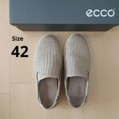 ecco　レザースリッポン　42 (約27cm)