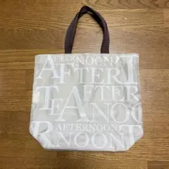 アフタヌーンティー　エコバッグ トートバッグ　べージュ