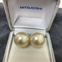 MITSUKOSHI 三越 真珠 イヤリング 8075