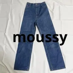 moussy RETRO BLUE HW STRAIGHT ハイウェスト　24