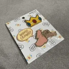 マリオ ピーチ姫 バッジセット