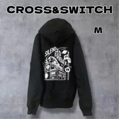 ♪ CROSS&SWITCH クロスステッチ 沈黙の金曜日パーカー M