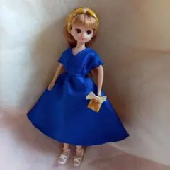 29　ブルードレスリカちゃん　ハンドメイド