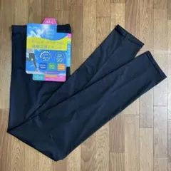 夏用レギンス　10分丈　黒　新品　テニスにも