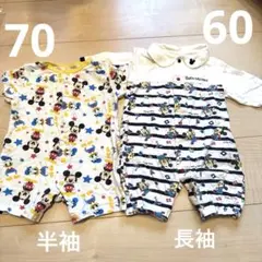 ミッキーマウス　ロンパース　ディズニーベイビー