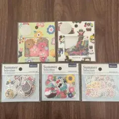 カラフルなシールセット 5セット