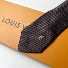 美品 ルイヴィトン Louis Vuitton ネクタイ シルク100%