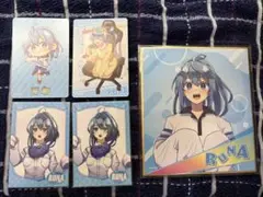 カラフルピーチ　からぴち　るな　色紙　トレカ　初期　グミカード