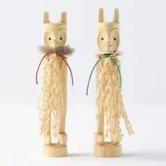 貴重！】ゲンダーヌ作 セワポロロ 北川源太郎署名入 ウィルタ木偶