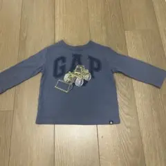 GAP 重機プリント ブルー Tシャツ