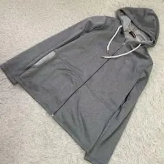 HL. ATHLETIC WEAR パーカー グレー L フルジッパー 羽織り