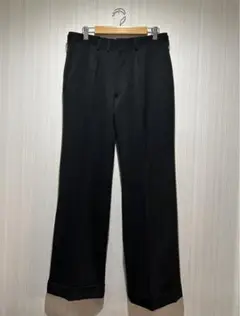【vintage】ヴィンテージ ニッケ ウール ダブル スラックス ブラック