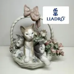 リヤドロ　子猫をエプロンに リヤドロ #1309 「子猫をエプロンに」 絶版 Lladro/陶器