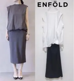 〈最終価格〉雑誌掲載♡即完売品【ENFOLD】美品 アシメ ワンピース