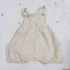 Bebe Holic ベージュ オーバーオール M