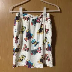 クマ柄　スカート