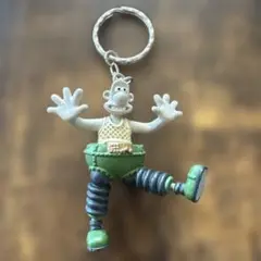 ウォレスとグルミット　レトロ　キーホルダー　フィギュア　バンプレスト　マスコット