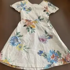 ZARA GIRLS フラワープリント 半袖ワンピース 140cm