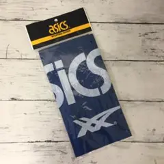 未開封　ASICS アシックス　巾着袋 小物入れ　シューズ袋　ネイビー