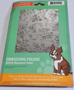 サイモンセイズスタンプ　エンボスフォルダ　SF219 Blossom Field