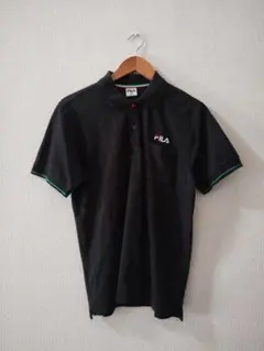 FILA ブラック ポロシャツ M