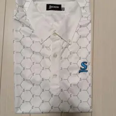 【美品】Srixon ポロシャツ 六角形パターン