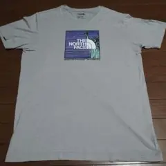 ノースフェイス　Tシャツ　L　自由の女神　グレー