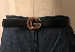 美品 ★GUCCI グッチ ベルト ブラック