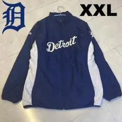 デトロイト・タイガース　Tigers　ベースボールジャケット　スタジャン　2XL 2025年最新】デトロイトタイガース スタジャンの人気アイテム