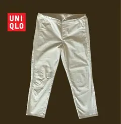 美品✨UNIQLO イージークロップドレギンスパンツ L大きいサイズ ストレッチ