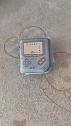 レトロ風 ゲームプレイヤー 水色