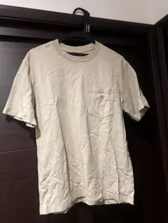 DANTON ベージュ ポケット付き Tシャツ