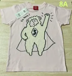 《未使用》オジコ　Tシャツ　8A 110㎝-120㎝相当ピンク