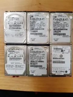 y028 6個セット 中古HDD 2.5 SATA