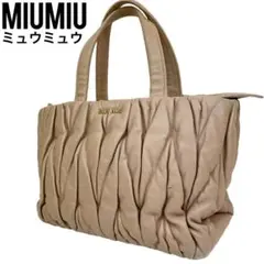 ✨美品 miu miu ミュウミュウ マテラッセ ハンドバッグ ピンク 手提げ