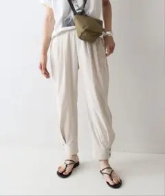 フレームワーク　裾ボタンパンツ　40