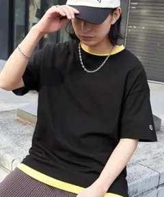【限定セール】Champion ブラック Tシャツ 新品　Lサイズ