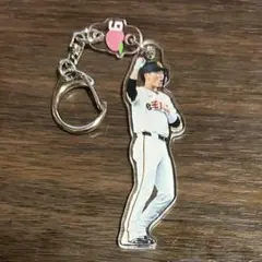 【お盆限定価格】ジャイアンツ　福島　2連アクリルキーホルダー　桃　坂本勇人